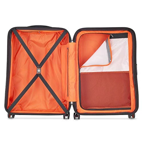 DELSEY Paris Cactus Hardside Luggage With Spinner Wheels, Khaki, Checked-Medium 24 Inch 6 DELSEY Paris Cactus Hardside Luggage With Spinner Wheels, Khaki, Checked-Medium 24 Inch - Image 4