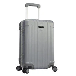 TPRC Seattel Hardside Rolling Carry-On Luggage, Silver, 20-Inch -Luggage Factory Store 41it2a9JX4L