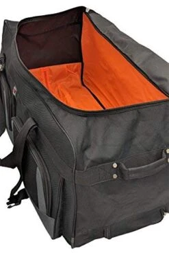 Amaro 36in Rolling Duffel Bag With Wheels | Travel Duffle Luggage Bag | Lightweight Rolling Bag L | Retractable Pull Handle (Black) 18 Amaro 36in Rolling Duffel Bag With Wheels | Travel Duffle Luggage Bag | Lightweight Rolling Bag L | Retractable Pull Handle (Black) -Luggage Factory Store 41jKsJ1aRHL