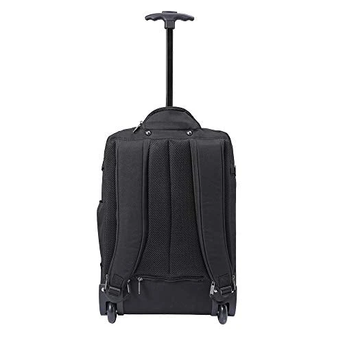 Cabin Max️ - Quebec Hybrid Rolling Backpack With Wheels - Carry On Luggage 22x14x9 Zip Out Backpack Straps - Perfect For Most Major American Airlines (Black) 8 Cabin Max️ - Quebec Hybrid Rolling Backpack With Wheels - Carry On Luggage 22x14x9 Zip Out Backpack Straps - Perfect For Most Major American Airlines (Black) - Image 6