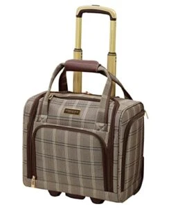 London Fog Brentwood II 4 Piece Set (with Under The Seat Bag), Cappuccino -Luggage Factory Store 41pcF3TLepL