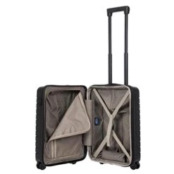 Bric's B|Y Ulisse Spinner Suitcase - 21 Inch Expandable Carry-On Luggage - Hard Exterior And TSA-Approved Lock - Black -Luggage Factory Store 41pl6pnhNJL
