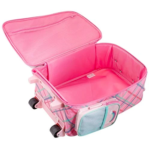Stephen Joseph Kids Classic Rolling Luggage, Pink Unicorn, One Size 4 Stephen Joseph Kids Classic Rolling Luggage, Pink Unicorn, One Size - Image 2