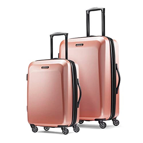 American Tourister Moonlight Hardside Expandable Luggage With Spinner Wheels, Rose Gold, 2-Piece Set (21/24) 3 American Tourister Moonlight Hardside Expandable Luggage With Spinner Wheels, Rose Gold, 2-Piece Set (21/24)