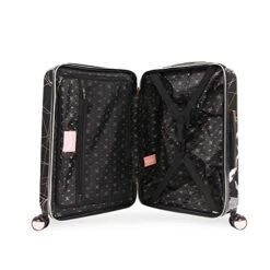 Juicy Couture Women's Vivian 3 Piece Hardside Spinner Luggage Set, Black Marble Web, One Size 13 Juicy Couture Women's Vivian 3 Piece Hardside Spinner Luggage Set, Black Marble Web, One Size -Luggage Factory Store 41rmxvqIzYL