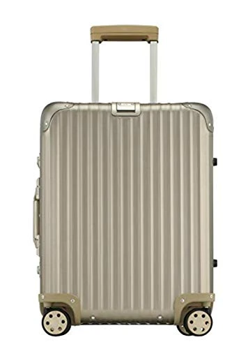 Rimowa Topas Titanium Carry On Luggage IATA 21" Inch Multiwheel 32L Suitcase - Champagne 7 Rimowa Topas Titanium Carry On Luggage IATA 21" Inch Multiwheel 32L Suitcase - Champagne - Image 5