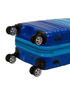 Rockland Melbourne Hardside Expandable Spinner Wheel Luggage, Two Tone Blue, Carry-On 20-Inch 15 Rockland Melbourne Hardside Expandable Spinner Wheel Luggage, Two Tone Blue, Carry-On 20-Inch -Luggage Factory Store 41tUrvfqT0L