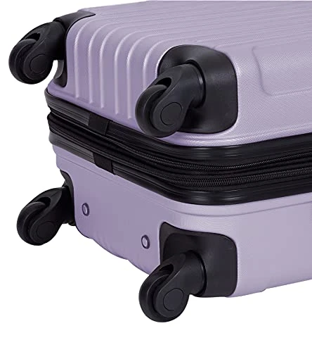 Travelers Club Midtown Hardside 4-Piece Luggage Travel Set, Lilac 7 Travelers Club Midtown Hardside 4-Piece Luggage Travel Set, Lilac - Image 5