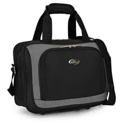 U.S. Traveler New Yorker Lightweight Softside Expandable Travel Rolling Luggage Set, Black/Grey, 4-Piece (15/21/25/29) 23 U.S. Traveler New Yorker Lightweight Softside Expandable Travel Rolling Luggage Set, Black/Grey, 4-Piece (15/21/25/29) -Luggage Factory Store 41v UfbN CL