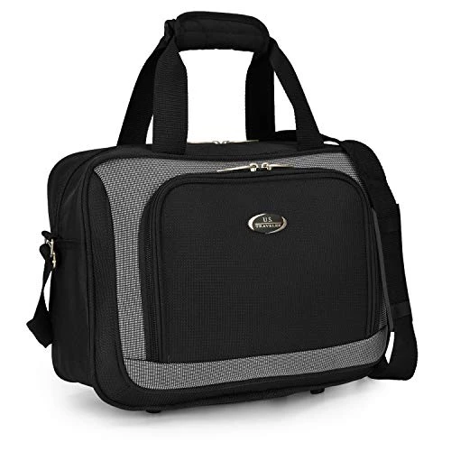 U.S. Traveler New Yorker Lightweight Softside Expandable Travel Rolling Luggage Set, Black/Grey, 4-Piece (15/21/25/29) 11 U.S. Traveler New Yorker Lightweight Softside Expandable Travel Rolling Luggage Set, Black/Grey, 4-Piece (15/21/25/29) - Image 9