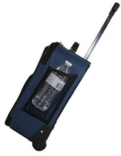 Boardinglbue Rolling Personal Item Under Seat Luggage 18" For American Frontier Spirit Southwest Airlines + Cover (Navy) -Luggage Factory Store 41wBSmCFonL