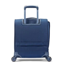 Samsonite Flexis Underseat Carry On Luggage With Spinner Wheels, Carbon Blue -Luggage Factory Store 41weiFp4eIL