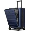 LEVEL8 Carry On Luggage, Road Runner Carry-on Suitcase With Front Pocket, PC Hardside Luggage With Spinner Wheels, TSA Locks - Navy Blue, 20 Inch 2 LEVEL8 Carry On Luggage, Road Runner Carry-on Suitcase With Front Pocket, PC Hardside Luggage With Spinner Wheels, TSA Locks - Navy Blue, 20 Inch -Luggage Factory Store 41y3mcY Q L