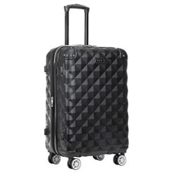 Kenneth Cole Reaction Diamond Tower Luggage Collection Lightweight Hardside Expandable 8-Wheel Spinner Travel Suitcase, Black, 2-Piece Set (20" & 28") -Luggage Factory Store 41y6459wwMS 595ed65e 4fcb 4f57 b132 5b38ac1b443c