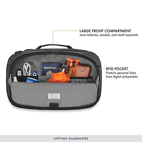 Briggs & Riley ZDX Convertible Backpack Duffel Carry-on, Black, Medium 18 Briggs & Riley ZDX Convertible Backpack Duffel Carry-on, Black, Medium - Image 16