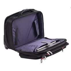 AirTraveler Rolling Briefcase Rolling Laptop Bag Computer Case With Wheels Spinner Mobile Office Carry On Luggage For 14.1in 15.6in Business Notebook For Women Men 13 AirTraveler Rolling Briefcase Rolling Laptop Bag Computer Case With Wheels Spinner Mobile Office Carry On Luggage For 14.1in 15.6in Business Notebook For Women Men -Luggage Factory Store 41yXt3ImMXL