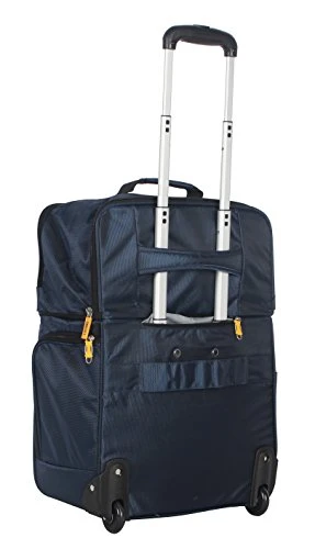 Lucas Convertible Under Seat Carry On Luggage - Expandable 15 Inch Weekender Overnight Business Travel Suitcase - Lightweight 2- Rolling Wheels Bag (Blue) 6 Lucas Convertible Under Seat Carry On Luggage - Expandable 15 Inch Weekender Overnight Business Travel Suitcase - Lightweight 2- Rolling Wheels Bag (Blue) - Image 4