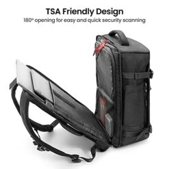Tomtoc Travel Backpack 40L, TSA Friendly Flight Approved Carry-on Luggage Hand Backpack, Water-resistant Lightweight Business Rucksack, Durable Large Weekender Bag Daypack Fits 17.3 Inch Laptop 14 Tomtoc Travel Backpack 40L, TSA Friendly Flight Approved Carry-on Luggage Hand Backpack, Water-resistant Lightweight Business Rucksack, Durable Large Weekender Bag Daypack Fits 17.3 Inch Laptop -Luggage Factory Store 41zLp9EpbrL