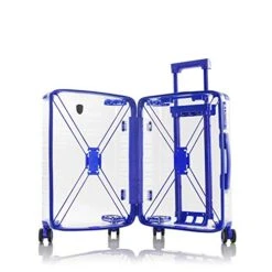 Heys X-Ray 21" Carry On Spinner Luggage (Blue) 16 Heys X-Ray 21" Carry On Spinner Luggage (Blue) -Luggage Factory Store 41zmHAyUleL