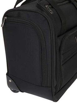 Travelers Club Business Class 16-Inch Under The Seat Carry-On Luggage, Executive Black -Luggage Factory Store 51 4BZQaFYL
