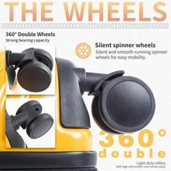 Coolife Luggage 3 Piece Sets PC+ABS Spinner Suitcase Carry On Fashion (Dark Green, One_Size) -Luggage Factory Store 51 A7vbDoL