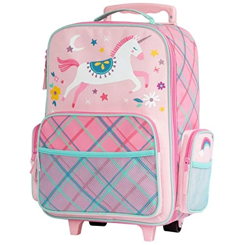 Stephen Joseph Kids Classic Rolling Luggage, Pink Unicorn, One Size 3 Stephen Joseph Kids Classic Rolling Luggage, Pink Unicorn, One Size
