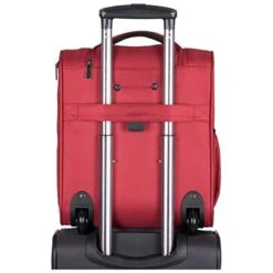 Kenneth Cole Reaction Lincoln Square 16" 1680d Polyester 2-Wheel Underseater Carry-on, Red -Luggage Factory Store 511qOcnklmL