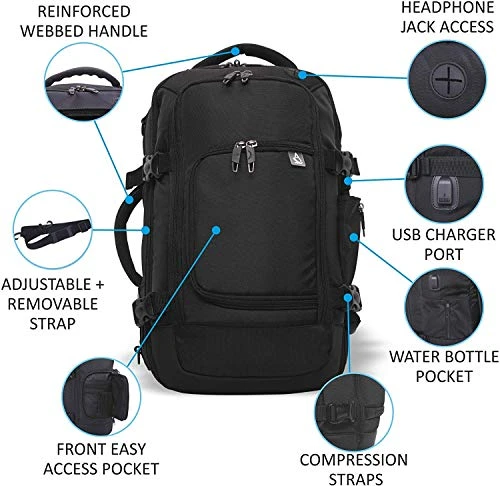17in Airline Approved Travelling Shoulder Bag Carry On Overnight Underseat 18L 9 17in Airline Approved Travelling Shoulder Bag Carry On Overnight Underseat 18L - Image 7