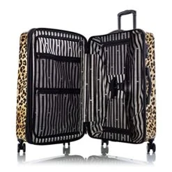 Heys America Black Leopard 3-Piece Hardside Spinner Luggage Set (Brown Leopard) 11 Heys America Black Leopard 3-Piece Hardside Spinner Luggage Set (Brown Leopard) -Luggage Factory Store 51345jKmYmL