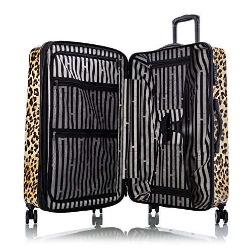 Heys America Black Leopard 3-Piece Hardside Spinner Luggage Set (Brown Leopard) 6 Heys America Black Leopard 3-Piece Hardside Spinner Luggage Set (Brown Leopard) - Image 4