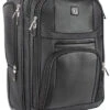 Ful Crosby Carry-on Luggage, Narrow Profile For Underseat Storage, Black"