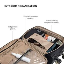 Kenneth Cole Reaction Women's Chelsea Luggage Chevron Softside 8-Wheel Spinner Expandable Suitcase Collection, Black, 20-Inch Carry On -Luggage Factory Store 514ZvCCq7 L 6b8e254f 0663 4924 a85e 439db192ec06