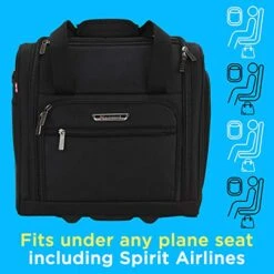 TPRC 15-Inch Under Seat Carry-On Bag, Purple, Underseater -Luggage Factory Store 515DhcNMhLL