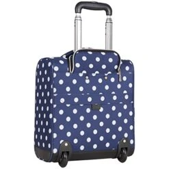 Heritage Travelware Albany Park 16" 600d Polka Dot Polyester 2-Wheel Underseater Carry-on 16 Heritage Travelware Albany Park 16" 600d Polka Dot Polyester 2-Wheel Underseater Carry-on -Luggage Factory Store 5189b0oK6yL