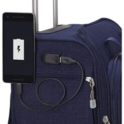 EBags Kalya Underseat Carry-on 2.0 With USB Port (Aubergine) -Luggage Factory Store 518kmxUYcWL