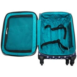 Heritage Travelware Albany Park 16" 600d Polka Dot Polyester 2-Wheel Underseater Carry-on 19 Heritage Travelware Albany Park 16" 600d Polka Dot Polyester 2-Wheel Underseater Carry-on -Luggage Factory Store 51CeOta74HL