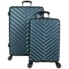 Kenneth Cole Reaction Women's Madison Square Hardside Chevron Expandable Luggage, Emerald, 2-Piece Set (20" & 28") 2 Kenneth Cole Reaction Women's Madison Square Hardside Chevron Expandable Luggage, Emerald, 2-Piece Set (20" & 28") -Luggage Factory Store 51DfJiduEhL