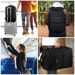 Travel Backpack, 40L Flight Approved Carry On Backpack For Men & Women, Vancropak Expandable Large Luggage Backpack Daypack Water Resistant Lightweight Business Weekender Bag, Black 10 Travel Backpack, 40L Flight Approved Carry On Backpack For Men & Women, Vancropak Expandable Large Luggage Backpack Daypack Water Resistant Lightweight Business Weekender Bag, Black -Luggage Factory Store 51FkYMnNW3L