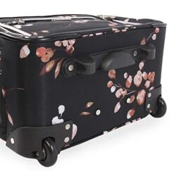 BEBE Women's Valentina-Wheeled Under The Seat Carry-on Bag, Floral Branch, One Size -Luggage Factory Store 51Gjm0HAf2L