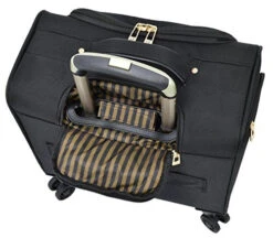 London Fog Langley 8 Wheel 15" Under The Seat Bag, Black 15 London Fog Langley 8 Wheel 15" Under The Seat Bag, Black -Luggage Factory Store 51HYhErDSTL