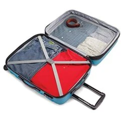 Samsonite Omni PC Hardside Expandable Luggage With Spinner Wheels, Carry-On 20-Inch, Caribbean Blue -Luggage Factory Store 51K1OkVYrjL 487586d8 b3d4 41a8 99e5 078d763c21a2