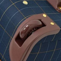 London Fog Kensington II 15" 2-Wheel Under The Seat Bag, Navy Window Pane -Luggage Factory Store 51LyXNjLU 2BL