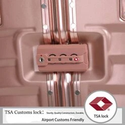 Sondre X Luggage Rolling Wheels Old Fashion Trunk Suitcase PC ABS Spinner Hardshell Carry On With TSA Lock 20" 24" 26" 29"(White) -Luggage Factory Store 51MC9mefZbL