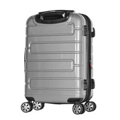 Olympia Nema 18" Carry-on Underseater Spinner W/TSA Lock, Silver -Luggage Factory Store 51MrzTpH07L