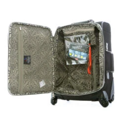 Olympia Luggage Skyhawk 26 Inch Expandable Vertical Rolling Case,Black,One Size -Luggage Factory Store 51Mx8Chdi4L