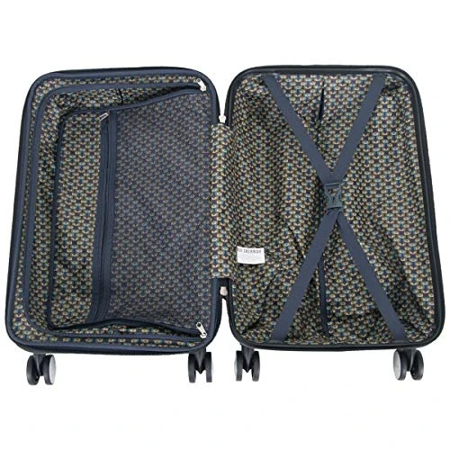 Ben Sherman Norwich Luggage Collection Lightweight Hardside Pet Expandable 8-Wheel Spinner Travel Suitcase Bag, Midnight Black, 2-Piece Set (20"/24") 11 Ben Sherman Norwich Luggage Collection Lightweight Hardside Pet Expandable 8-Wheel Spinner Travel Suitcase Bag, Midnight Black, 2-Piece Set (20"/24") - Image 9