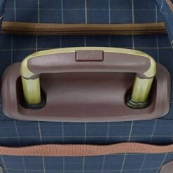 London Fog Kensington II 15" 2-Wheel Under The Seat Bag, Navy Window Pane -Luggage Factory Store 51TY91m vdL