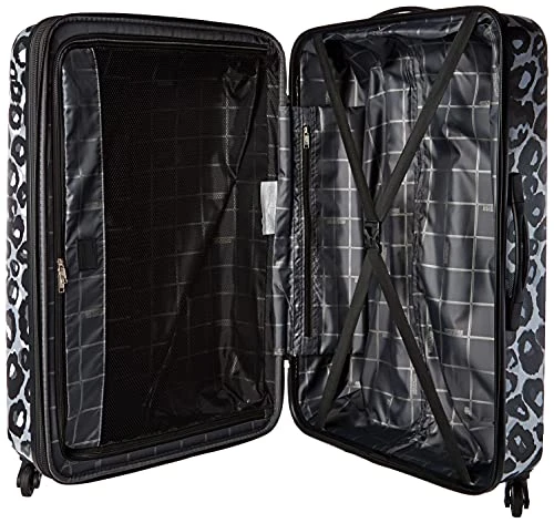 American Tourister Moonlight Hardside Expandable Luggage With Spinner Wheels, Leopard Black, 3-Piece Set (21/24/28) 6 American Tourister Moonlight Hardside Expandable Luggage With Spinner Wheels, Leopard Black, 3-Piece Set (21/24/28) - Image 4