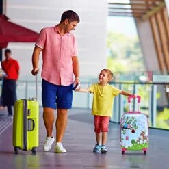 Goplus 2PC Kids Luggage, 12" & 16" Kids Carry On Luggage Set, Lightweight Spinner Suitcases For Boys And Girls (Deer) -Luggage Factory Store 51W0EPigjHL 718792a0 59aa 42c2 ae72 f7605477e2f7