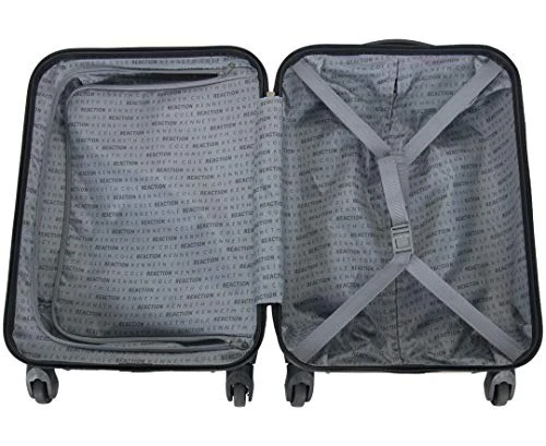 Kenneth Cole REACTION Gramercy Collection Lightweight Hardside 4-Wheel Spinner Luggage, Black, 20-Inch Carry On 8 Kenneth Cole REACTION Gramercy Collection Lightweight Hardside 4-Wheel Spinner Luggage, Black, 20-Inch Carry On - Image 6